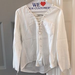 Carmar lace up long sleeve